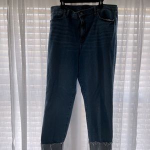 Banana Republic slouch jeans with cuffs